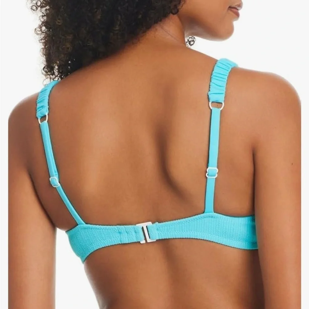 Women's Blue Knot Bikini Top